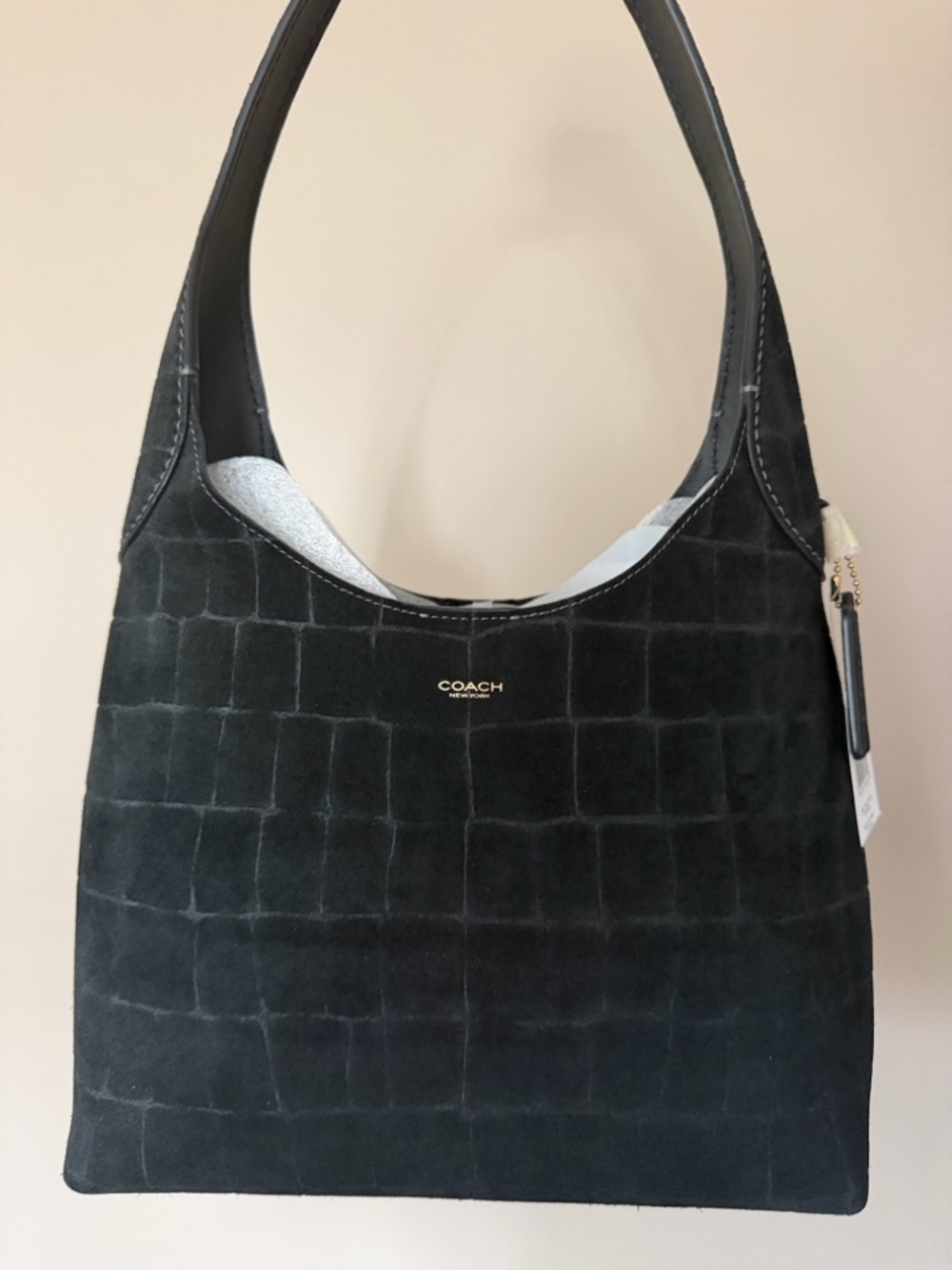 Coach Embossed Croc Suede Brooklyn 28